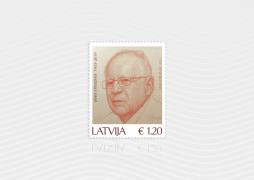 Latvijas Pasts releases a stamp in honour of the outstanding academician Jānis Stradiņš 